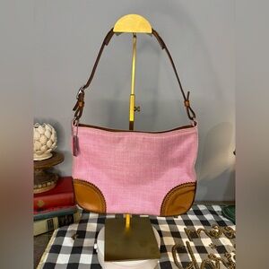 Coach Vintage Y2K Girlie Herringbone Hobo Shoulder Bag 2000